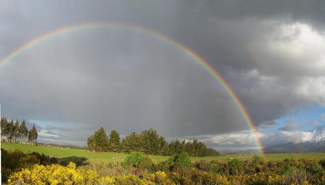 Rainbow, Tongariro Crossing